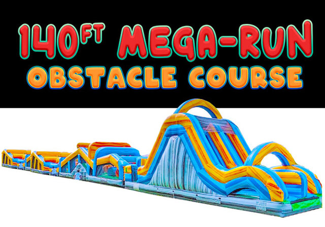 140ft Mega Run Obstacle Course 140ft Mega Run Obstacle Course