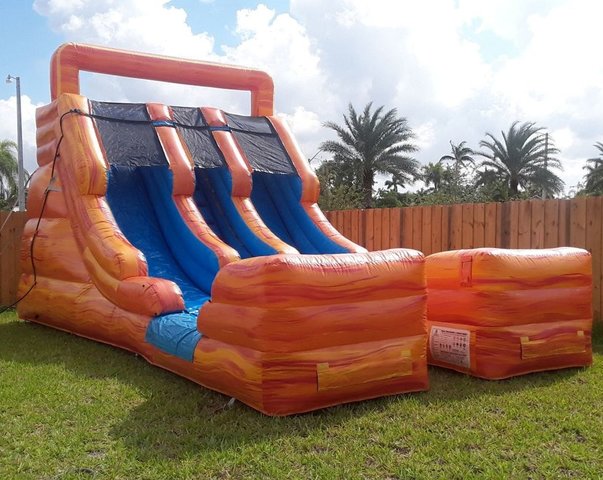 15ft Two-Lanes Lava Waterslide 15ft Two-Lanes Lava Waterslide