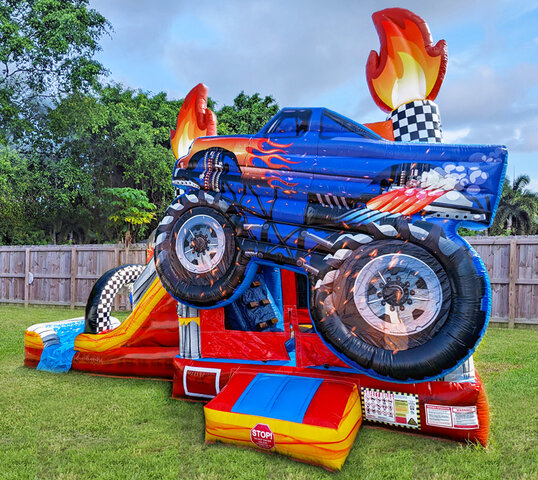 Monster Truck Bounce House Combo (C28) Monster Truck Bounce House Combo (C28)