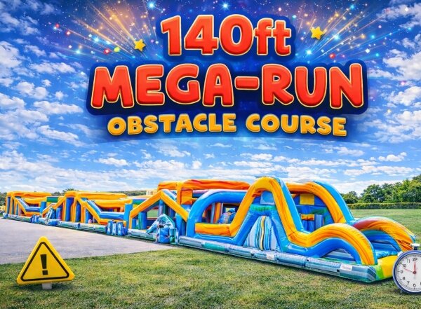 140ft Mega Run Obstacle Course