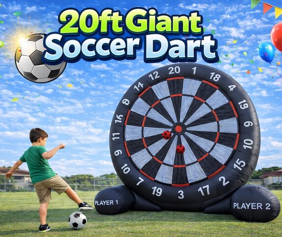 20ft Giant Soccer Dart Game