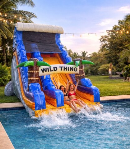 20ft South Beach Slide for Pools (S39)