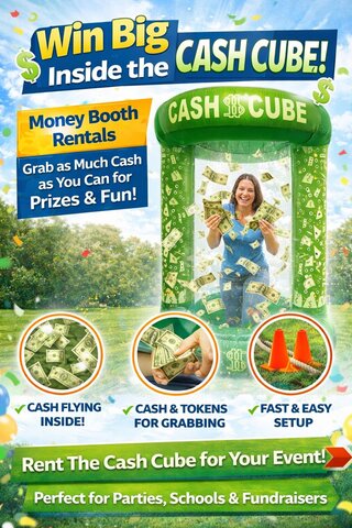 Inflatable Cash Cube